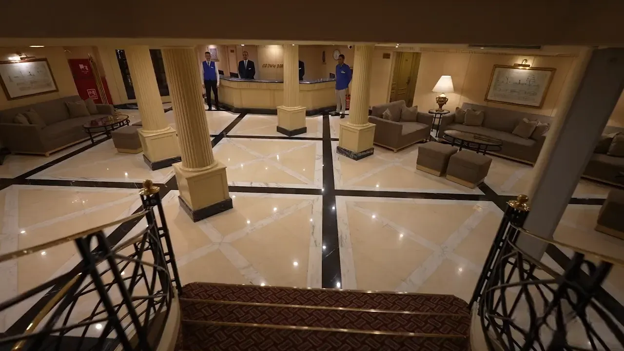 Lobby of the JAZ Crown Prince Nile Cruise Nile cruise